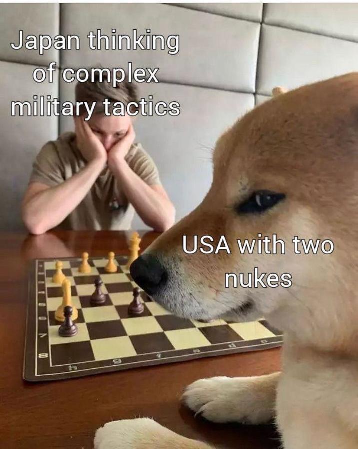 Japan thinking of complex military tactics B D USA with two nukes