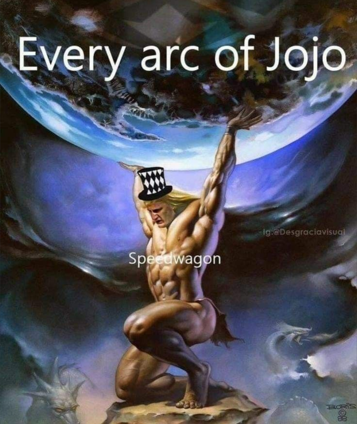 Every arc of Jojo Speedwagon ig:@Desgraciavisual BORIS KON