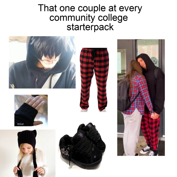 That one couple at every community college starterpack Ured Cocraft Doodlecarcom ZAS