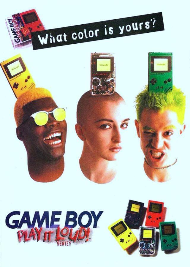 GAME BOY PLAY IT LOUD SERIES GAME BOY What color is yours?
