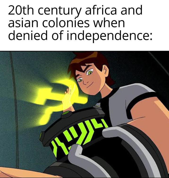 20th century africa and asian colonies when denied of independence: ישן