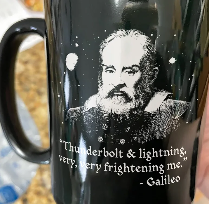 "Thunderbolt & lightning, very, very frightening r - Galileo "1