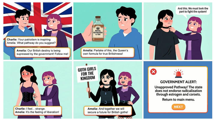 The trans community apparently reclaims British nationalism now?