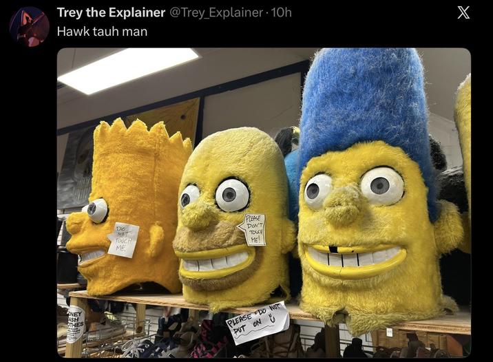 Trey the Explainer @Trey_Explainer ⚫ 10h Hawk tauh man Do NOT TOUCH ME. PLEASE DON'T TOUCH ME! ONEY ASH OTHES ALTRADE PLEASE DO NOT PUT ON X