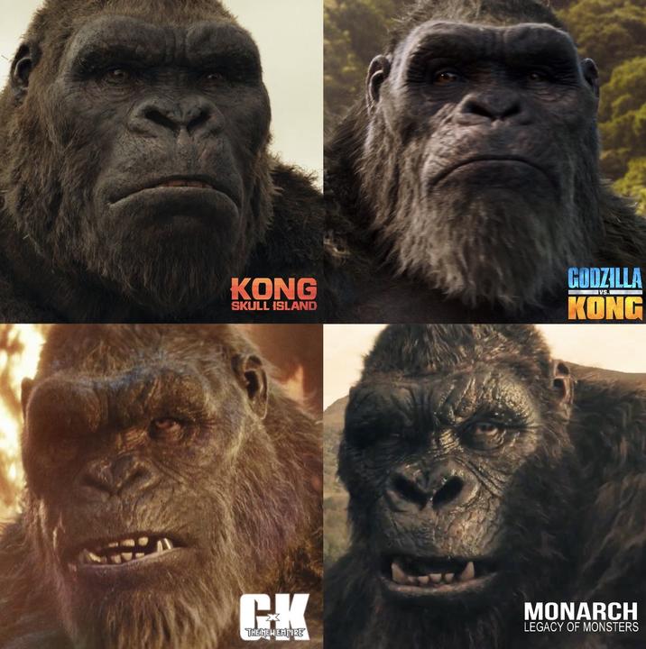 KONG SKULL ISLAND vs. GODZILLA KONG MACK THE NEW EMPIRE MONARCH LEGACY OF MONSTERS
