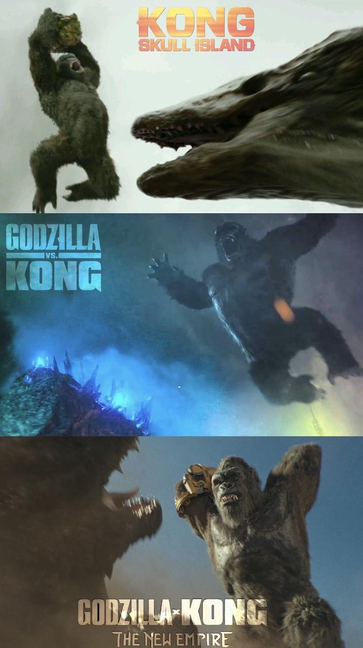IVS. GODZILLA KONG KONG SKULL ISLAND GOBZILLA-KONG THE NEW EMPIRE