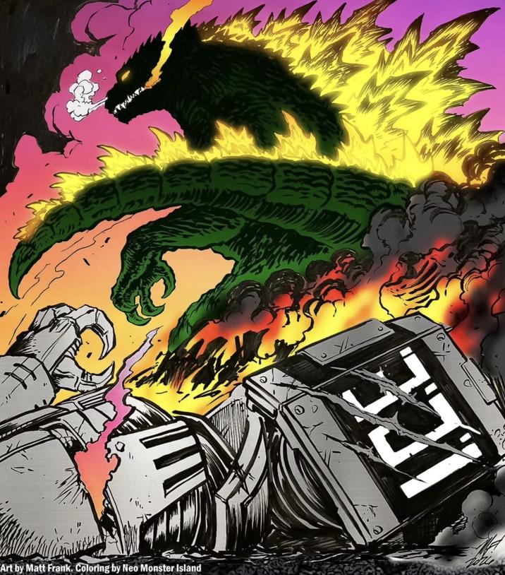 Art by Matt Frank. Coloring by Neo Monster Island 331
