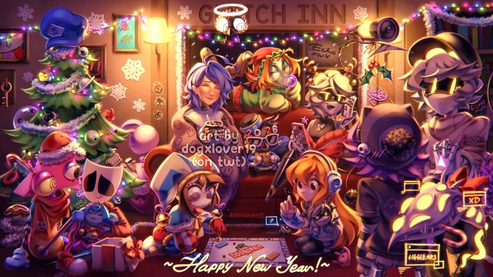 GOCH INN & Echo x3x ECH art by 20 26 dogxlover19 Con twt) x DOGXLOVER19 ;P DOOROPOLY ~Happy New Year!~ GIGGLE.MP3 XD ECHO X3x