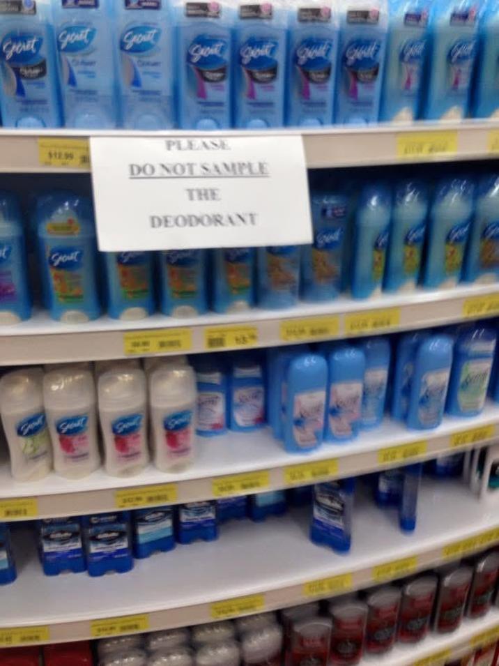 Gert Gout Sport git geht gut Guit $12.99 Sout Gall PLEASE DO NOT SAMPLE THE DEODORANT