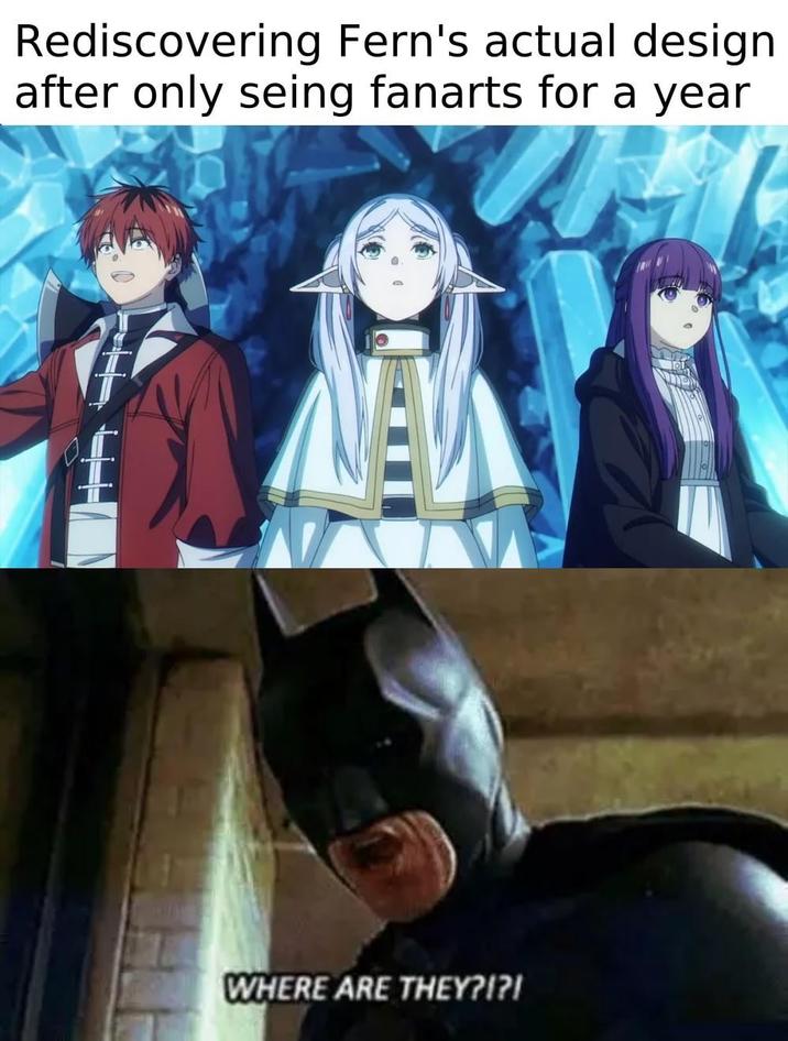 Rediscovering Fern's actual design after only seing fanarts for a year WHERE ARE THEY?!?!