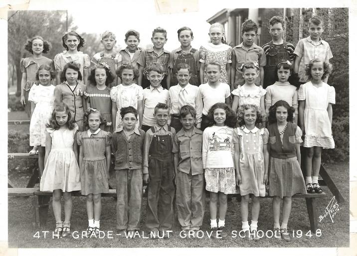 4TH GRADE-WALNUT GROVE SCHOOL 1948 Bab