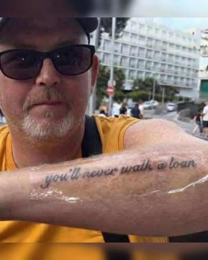 you'll never walk a loan