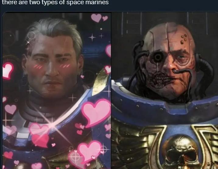 there are two types of space marines