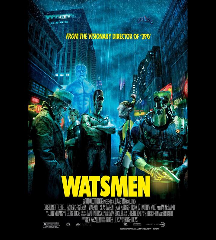 FROM THE VISIONARY DIRECTOR OF 3PO' TAILESK HOURLY SHOWINGS TWI'S CLOUD CITY XXX SUP NAUGH LIVE SHOWS DABOO WATSMEN @THELORDOFTHERENS PRESENTS A LUCASH PRODUCTION CHRISTOPHER TRUSWELL HAYDEN CHRISTENSEN "WATSMEN" SILAS CARSON EWAN MCGREGOR FRANK OZ MATTHEW WOOD AND IAN MCDIARMID **JOHN WILLIAMS GEORGE LUCAS BY R RESTRICTED UNDER 17 REQUIRES ACCOMPANYING PARENT OR ADULT GUARDIAN STRONG GRAPHIC VIOLENCE, SEXUALITY, NUDITY AND LANGUAGE DIRECTOR OF BY DAVID TATTERSALLE GAVIN BOCQUET RICK MCCALLUM GEORGE LUCAS PAPA PALPATINE PICTURES PRODUCER CASTING EDITED CHRISTINE KING ROGER BARTON AND BEN BURTT BY GEORGE LUCAS D2 LAWRENCE GUNGAN SEPARATIST PICTURES PRODUCTIONS WWW.INSTAGRAM.COM/THELORDOFTHERENS