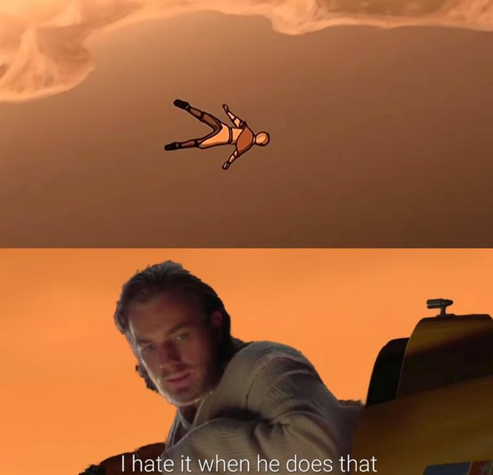> Thate it when he does that