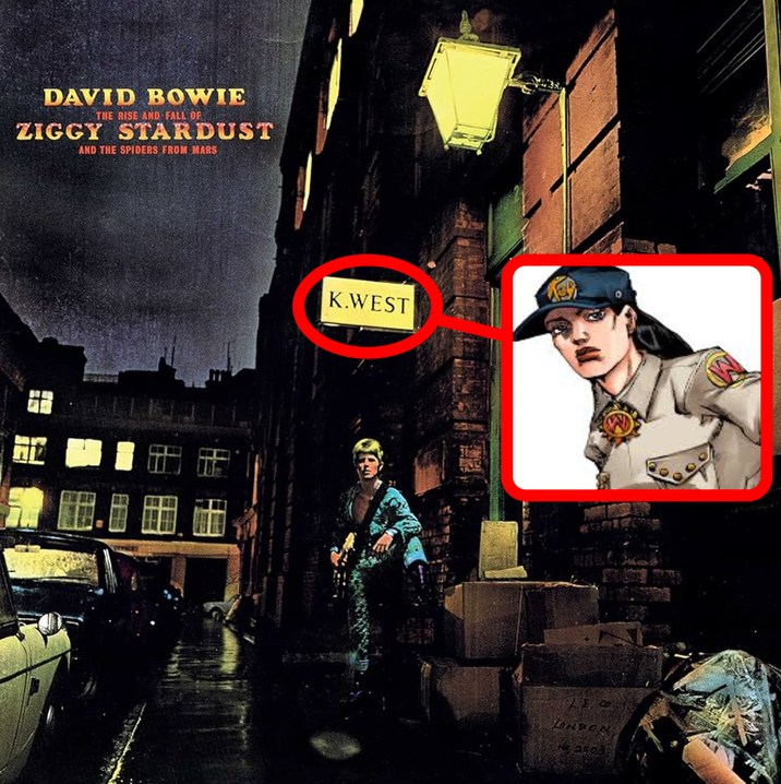 DAVID BOWIE THE RISE AND FALL OF ZIGGY STARDUST AND THE SPIDERS FROM MARS K.WEST Lo LONDON
