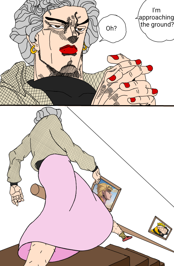 Oh? I'm approaching the ground?