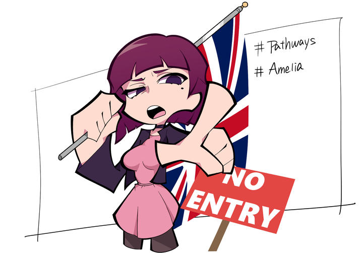 # Pathways # Amelia NO ENTRY