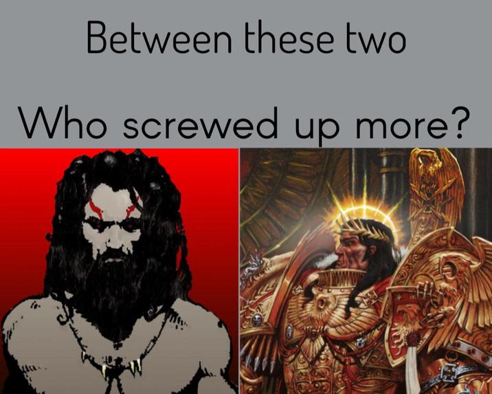 Between these two Who screwed up more?