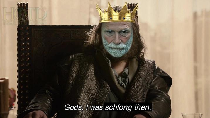 HORNYPOSTING Gods, I was schlong then.