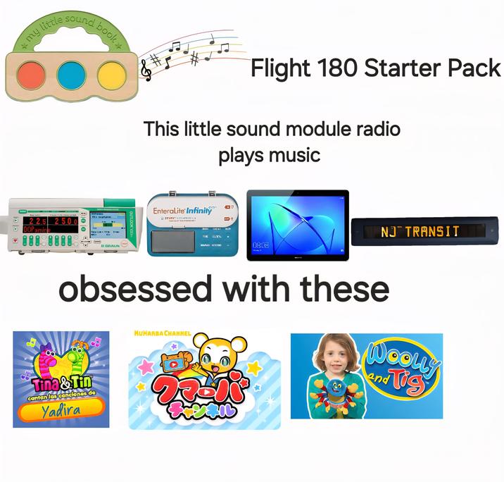 * my little sound book+ tab tab 22.5 250.0 DOPamine 000 + 00 & # Flight 180 Starter Pack This little sound module radio plays music CUTLOOK D EnteraLite Infinity ***I LD n CLLD 0803 NJ TRANSIT DDALEN obsessed with these SIT MUMARBA CHANNEL WOOLLY and Tig Tina & Tin cantan las canciones de Yadira