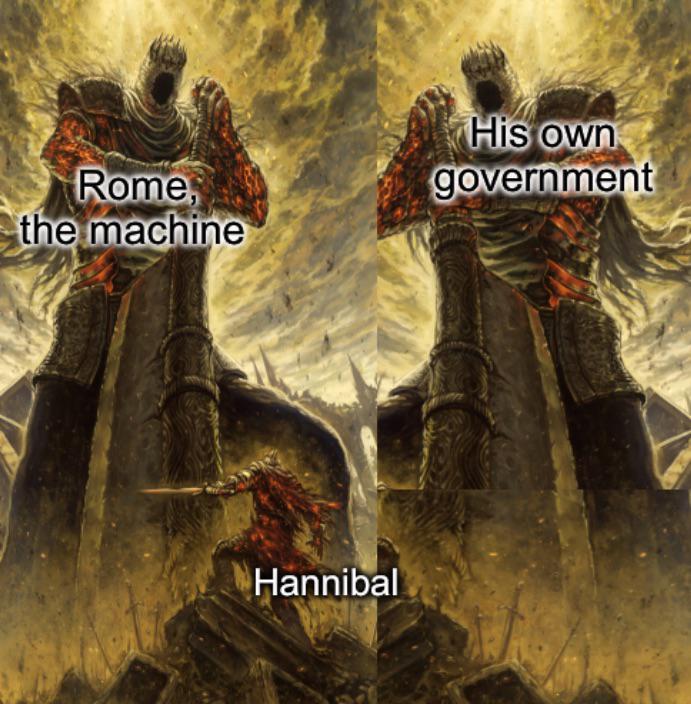 Rome, the machine His own government Hannibal