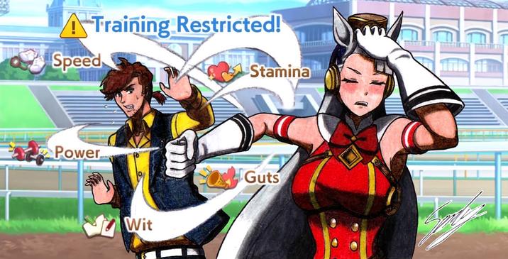 Training Restricted! Speed Power Wit Stamina Guts