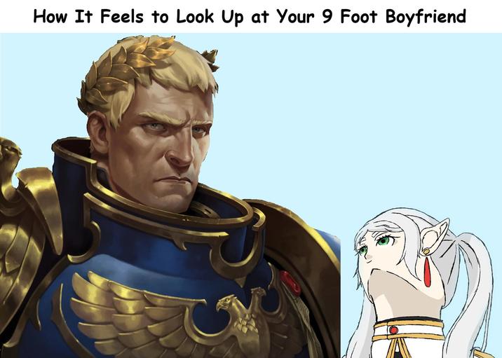 How It Feels to Look Up at Your 9 Foot Boyfriend