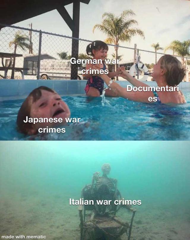 German war crimes Japanese war crimes made with mematic Documentari es Italian war crimes