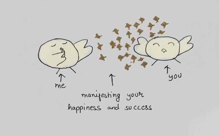 me ↑ manifesting your happiness and success you