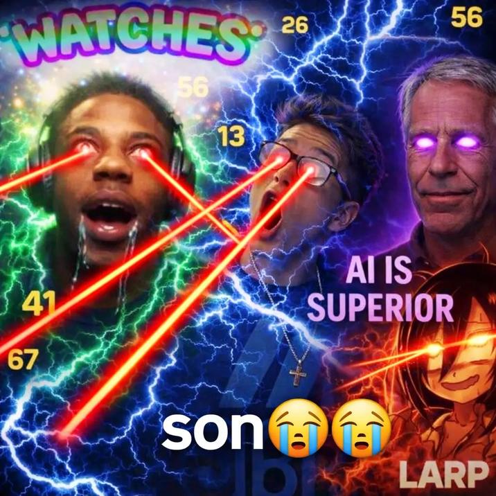 WATCHES 56 13 26 56 41 AI IS SUPERIOR 67 son OLARP