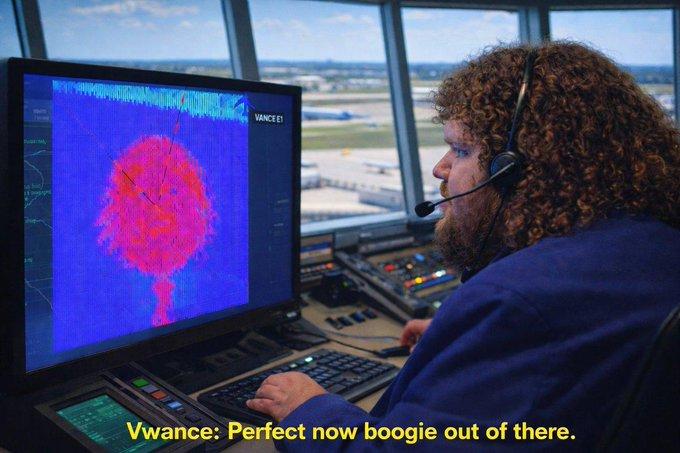 VANCE E Vwance: Perfect now boogie out of there.