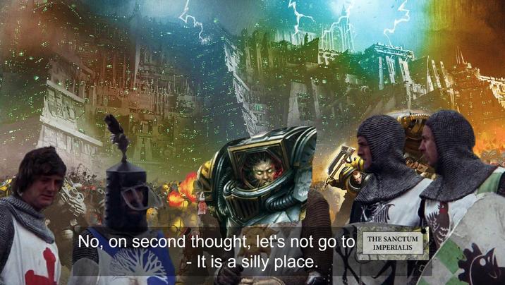 No, on second thought, let's not go to THE SANCTUM - It is a silly place. sas IMPERIALIS