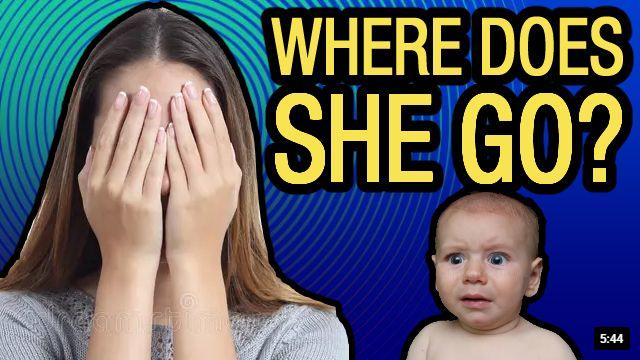 A baby YouTube thumbnail meme. It is about peek-a-boo. 