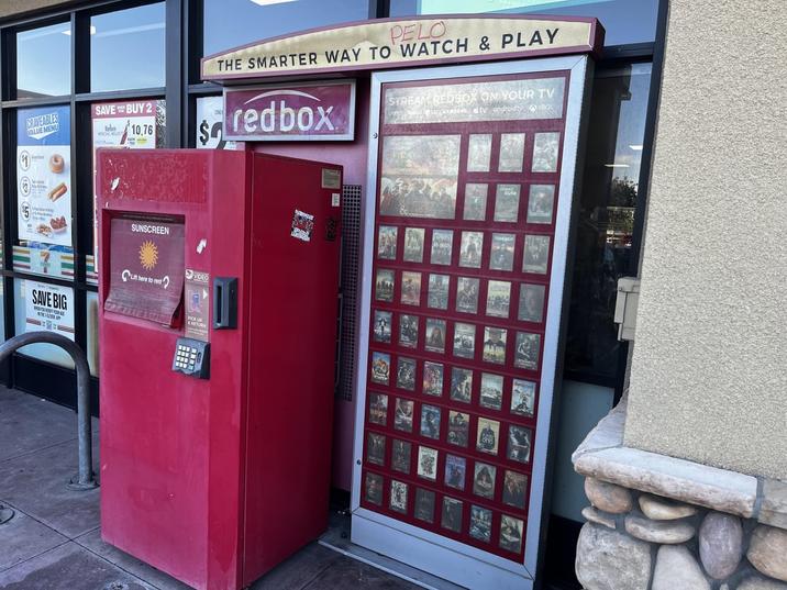 CRAVEABLES VALUE MENU SAVE BUY 2 10,76 PELO THE SMARTER WAY TO WATCH & PLAY $redbox STREAM REDBOX ON YOUR TV LANG tv androidtv BGX SUNSCREEN EXE SAVE BIG Lit here to rent VIDEO RETURN MIGAN