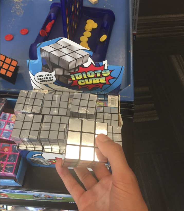YOU CAN NEVER BE WRONG! IDIOTS CUBE US $5.99 Heavy Duty Construction estic Arcade con
