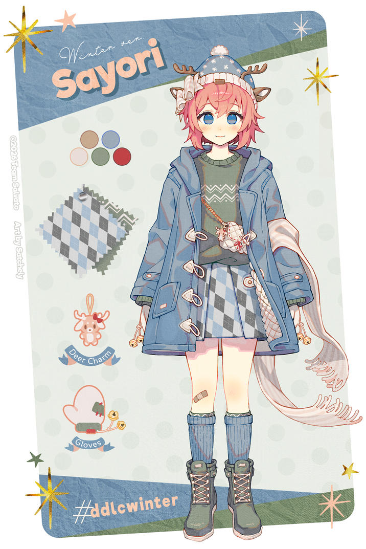 #DDLC Sayori & Yuri winter ver. outfits!
Share your own fanart with #ddlcwinter

Posted by @_Satchely on Twitter
1 February, 2026