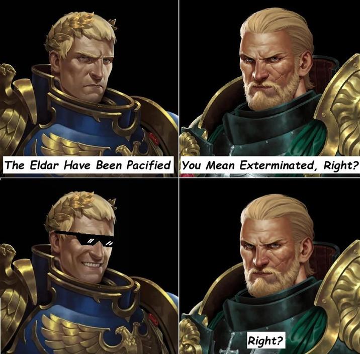 The Eldar Have Been Pacified You Mean Exterminated, Right? Right?