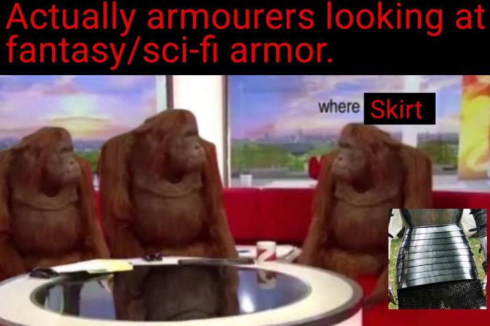 Actually armourers looking at fantasy/sci-fi armor. where Skirt