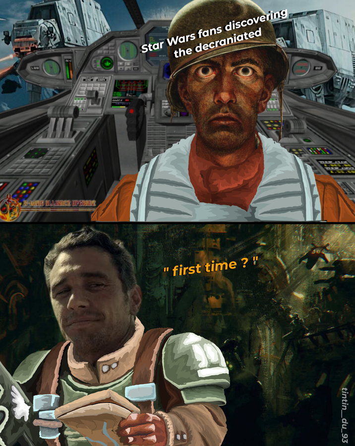 199 3009 H-DONIC ILLINICE UPGRADE Star Wars fans discovering the decraniated first time?" 4.8CC. 50 tintin_du_93