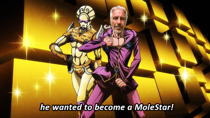 he wanted to become a MoleStar!