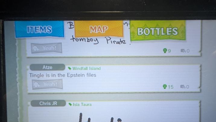 Wild find from the Pretendo revived Miiverse servers