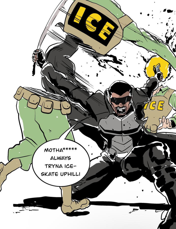 ICE 00 ICE MOTHA** ALWAYS TRYNA ICE- SKATE UPHILLI