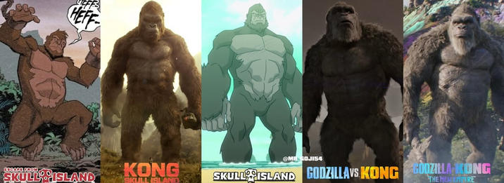 HEFF ESCAPE FROM SKULL ISLAND KONG SKULL ISLAND @MR GOJI54 SKULL ISLAND GODZILLA VS KONG GODZILLA KONG THE NEW ENTIRE
