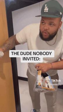 THE DUDE NOBODY INVITED: TikTok stantblaxe