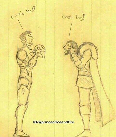 Cousin Ned Cousin Tony! IG/@princeoficeandfire