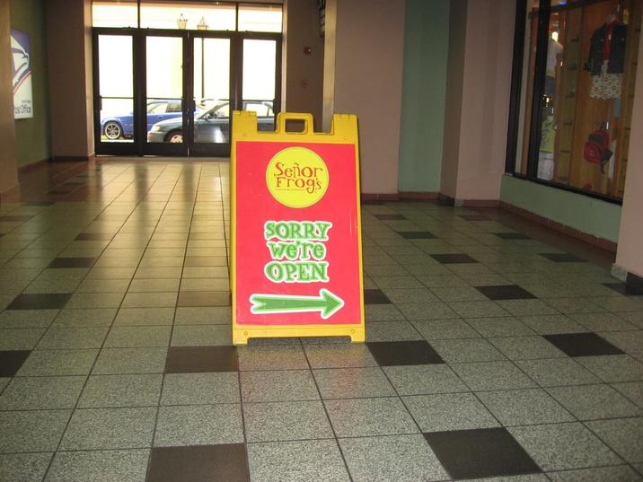 ost Office Señor Frog's SORRY were OPEN