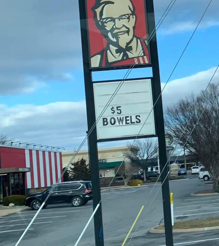 WELCOME $5 BOWELS