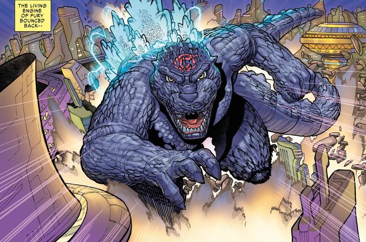 THE LIVING ENGINE OF FURY BOUNCED BACK--