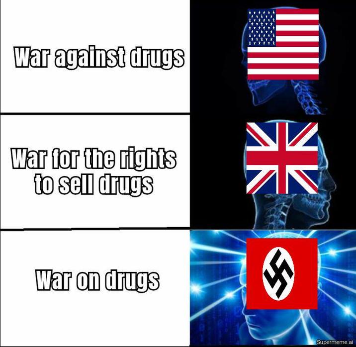 War against drugs War for the rights to sell drugs NZ ZN War on drugs 10 Supermeme.ai